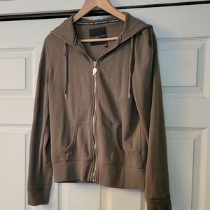 Victoria's Secret Olive hoodie with gold wings large